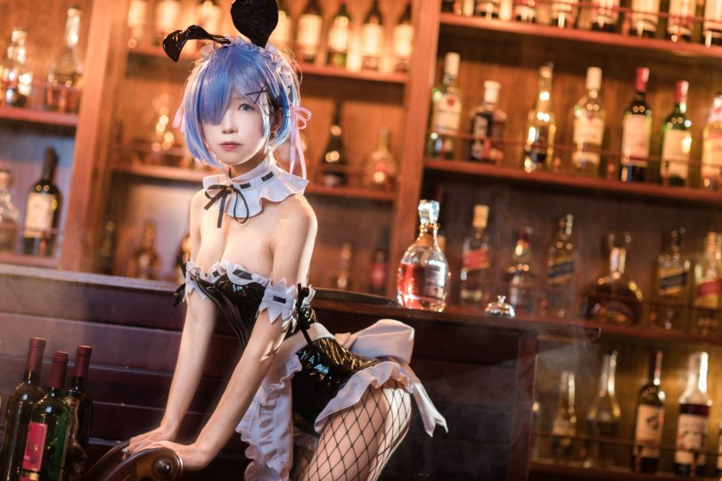 Re:从零开始的异世界生活 | 水淼aqua_蕾姆·兔女郎cos [16P-273MB](re从零开始的异世界生活)插图