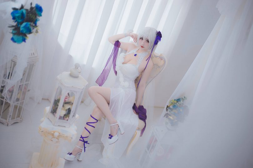 rioko凉凉子cos图集 | rioko凉凉子_天狼星·纯白蔷薇cos [10P-84MB]插图