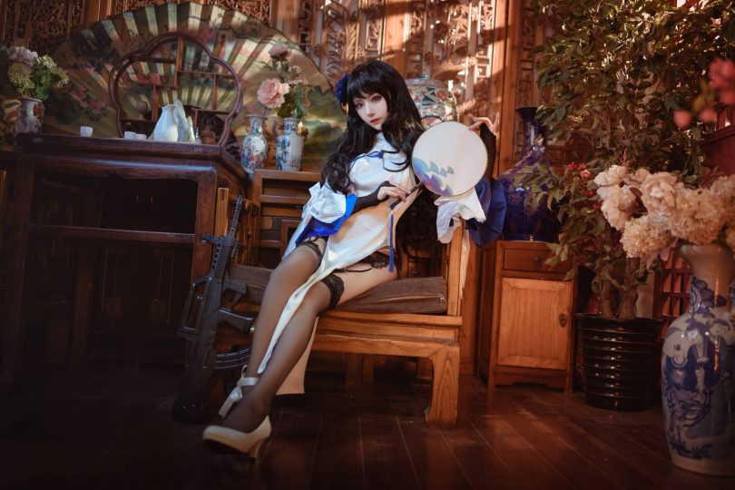 Shika小鹿鹿cos图集 | Shika小鹿鹿_少女前线·95式玉玲珑cos [9P-21MB]