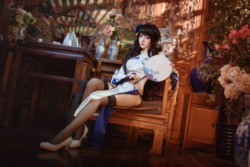 Shika小鹿鹿cos图集 | Shika小鹿鹿_少女前线·95式玉玲珑cos [9P-21MB]