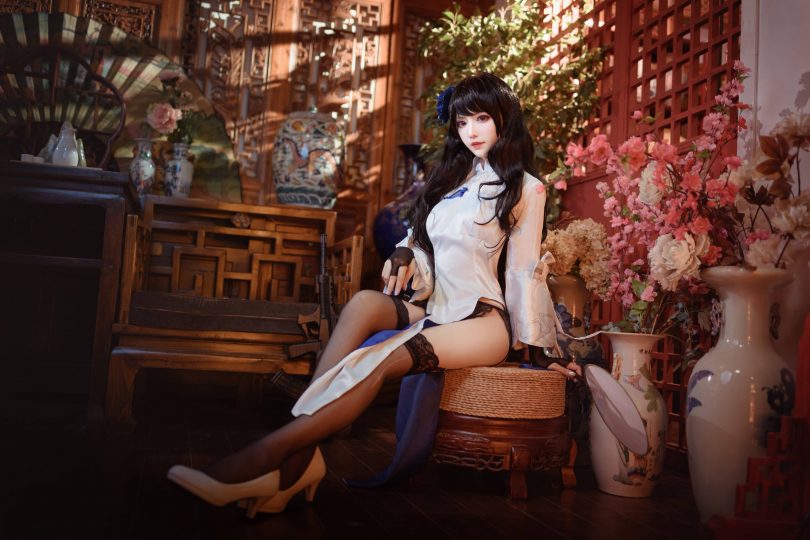 Shika小鹿鹿cos图集 | Shika小鹿鹿_少女前线·95式玉玲珑cos [9P-21MB]