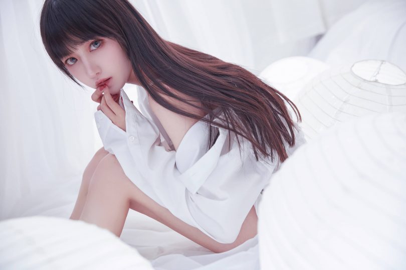 Shika小鹿鹿cos图包 | Shika小鹿鹿_纯白cosplay [18P-36MB](shika小鹿鹿美图)插图