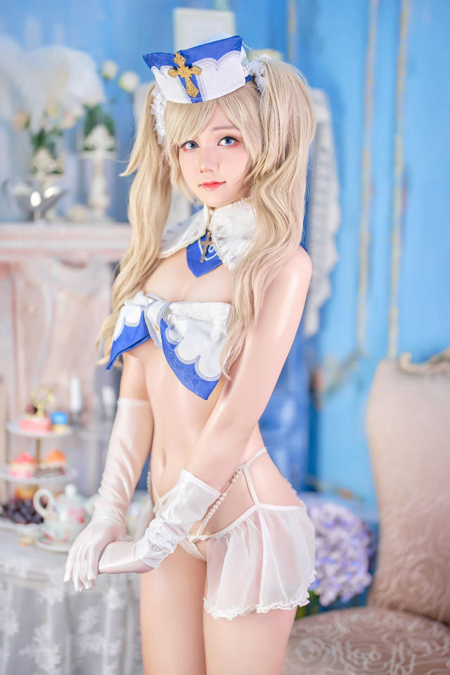 芭芭拉cosplay | coser Joyce_lin2x在《原神》中变身“闪耀偶像”芭芭拉(芭芭拉帕尔文)插图5