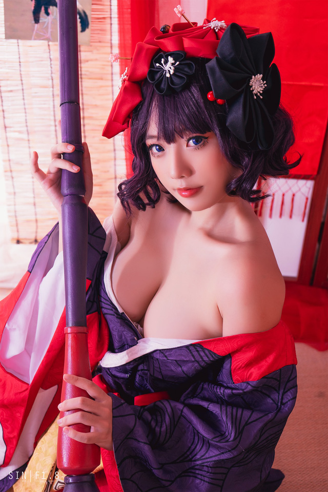 Messie Huang在Fate/Grand Order COS葛饰北斋之女葛饰应为插图5