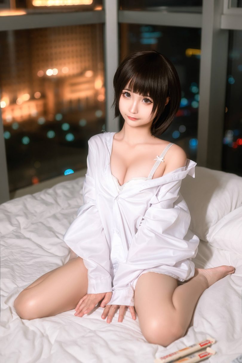 蠢沫沫_白衬衫cosplay [40P-445MB] | 蠢沫沫cos作品(蠢沫沫百科)插图