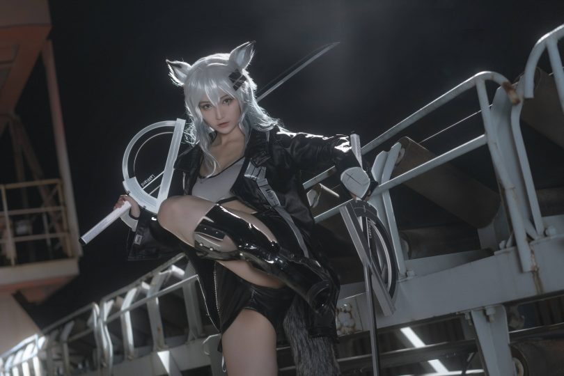 铁板烧鬼舞w cos作品 | 铁板烧鬼舞w_明日方舟·拉普兰德cos [42P-51MB]