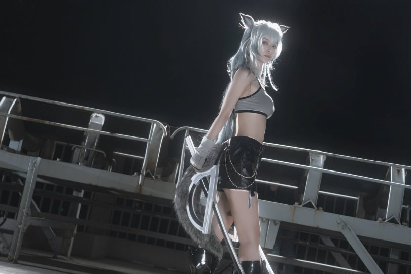 铁板烧鬼舞w cos作品 | 铁板烧鬼舞w_明日方舟·拉普兰德cos [42P-51MB]