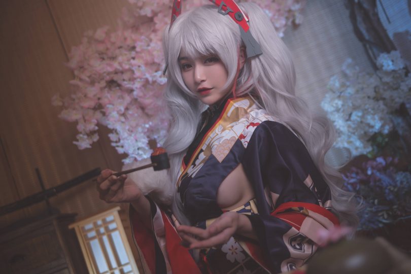 铁板烧鬼舞w cos图包 | 铁板烧鬼舞w_碧蓝航线·欧根亲王cos [12P-103MB]