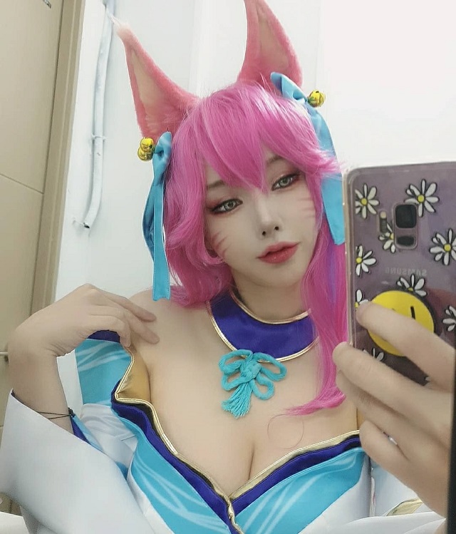 韩国coser@Song Joo A在《英雄联盟》变身非常性感的阿狸插图5