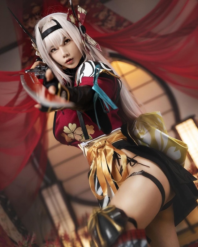 韩国coser@Song Joo A在《英雄联盟》变身非常性感的阿狸插图6