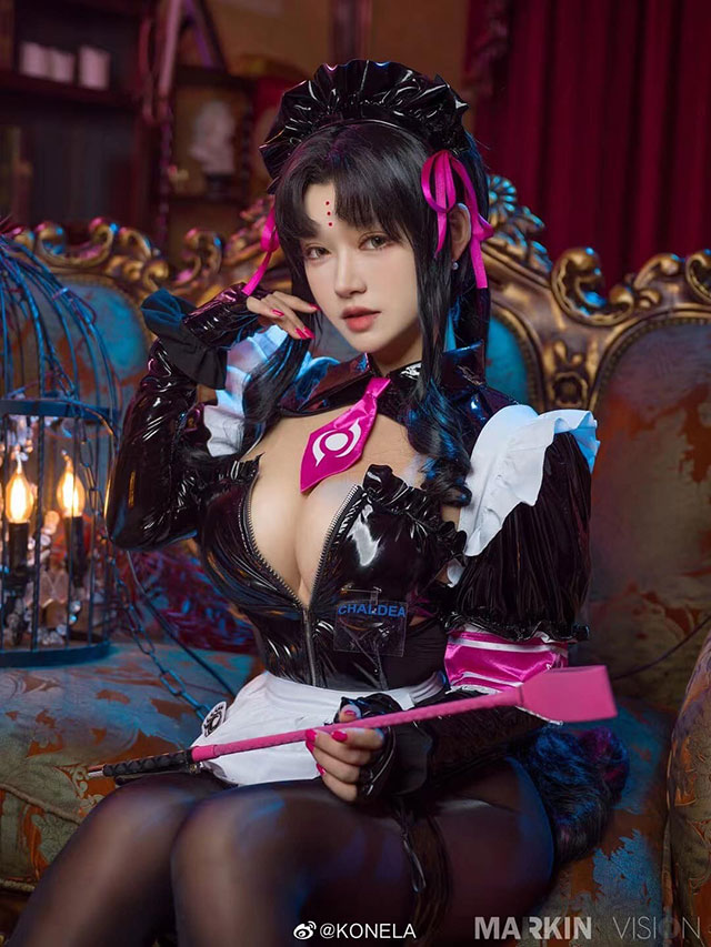 coser@KONELA在《Fate/Grand Order》cos杀生院祈荒，性感火辣插图
