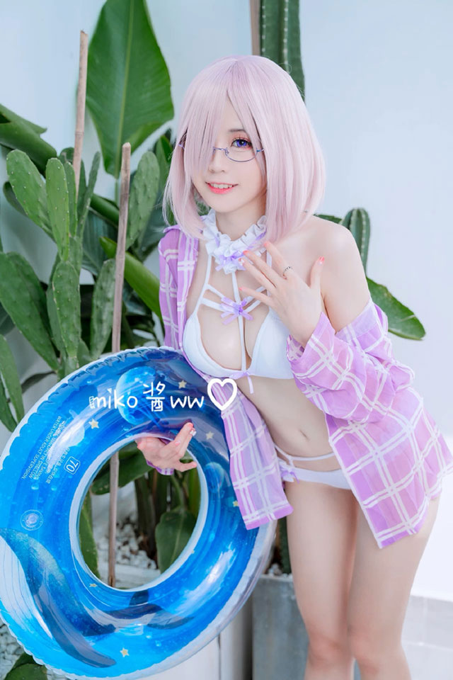 miko酱ww cos作品 | miko酱ww在《Fate/Grand Order》cos玛修插图