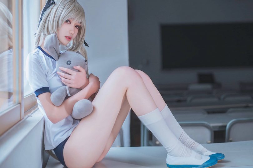 南桃Momoko cos图包 | 南桃Momoko_缘之空·春日野穹体操服cos [28P-139MB]插图
