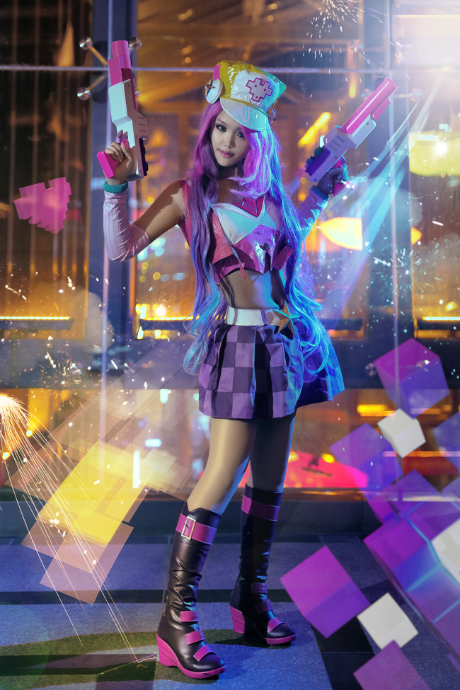 chase起司cos作品 | chase起司cos“赏金猎人”厄运小姐(cos起司块wii)插图2