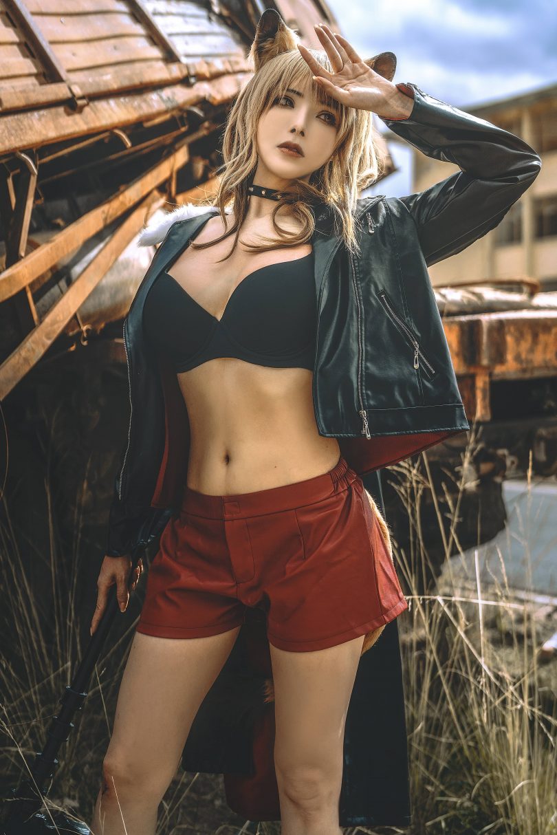 秋和柯基cos作品 | 秋和柯基_明日方舟·推进之王cos [33P-438MB]