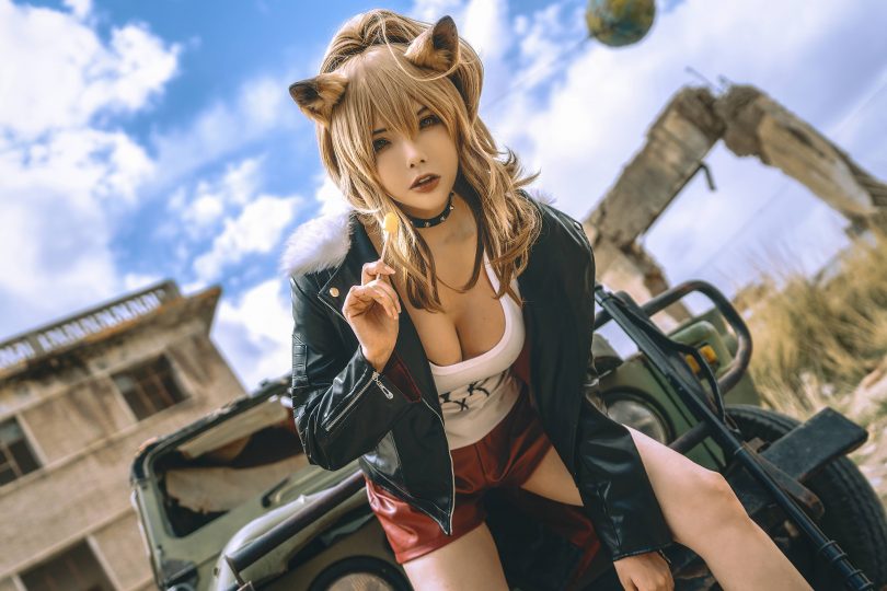 秋和柯基cos作品 | 秋和柯基_明日方舟·推进之王cos [33P-438MB](秋和柯基coser)插图