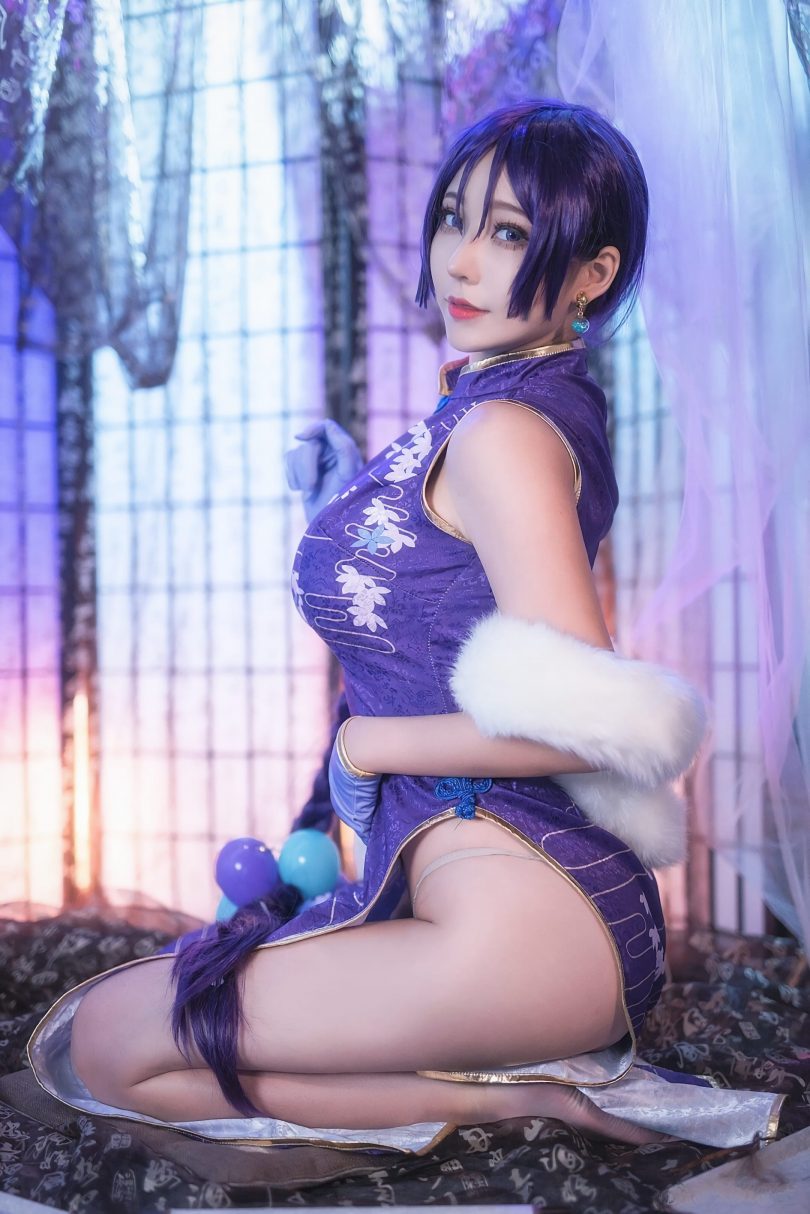 菌烨tako cos作品 | 菌烨tako_FGO·源赖光 旗袍cos [19P-106MB]