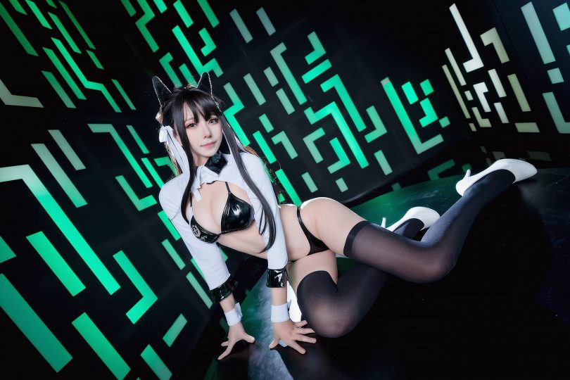 菌烨tako cosplay | 菌烨tako_碧蓝航线·爱宕犬赛车cos [9P-30MB](菌烨漫展)插图