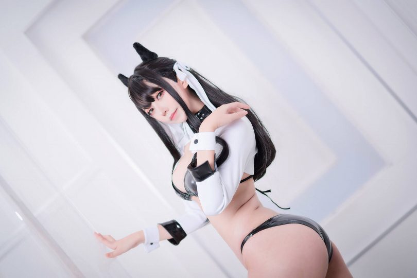 菌烨tako cosplay | 菌烨tako_碧蓝航线·爱宕犬赛车cos [9P-30MB]
