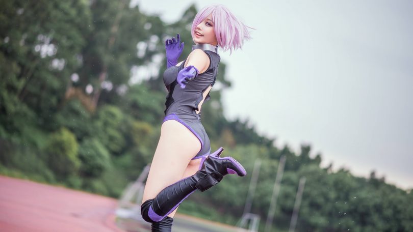 菌烨tako cos图包 | 菌烨tako_FGO·玛修个人训练cos [9P-25M]