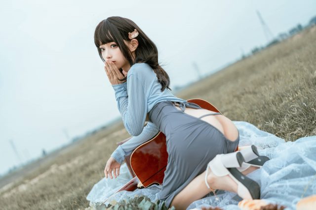 蠢沫沫cosplay | 蠢沫沫cos吉他妹妹，美丽迷人，爱不释手插图5
