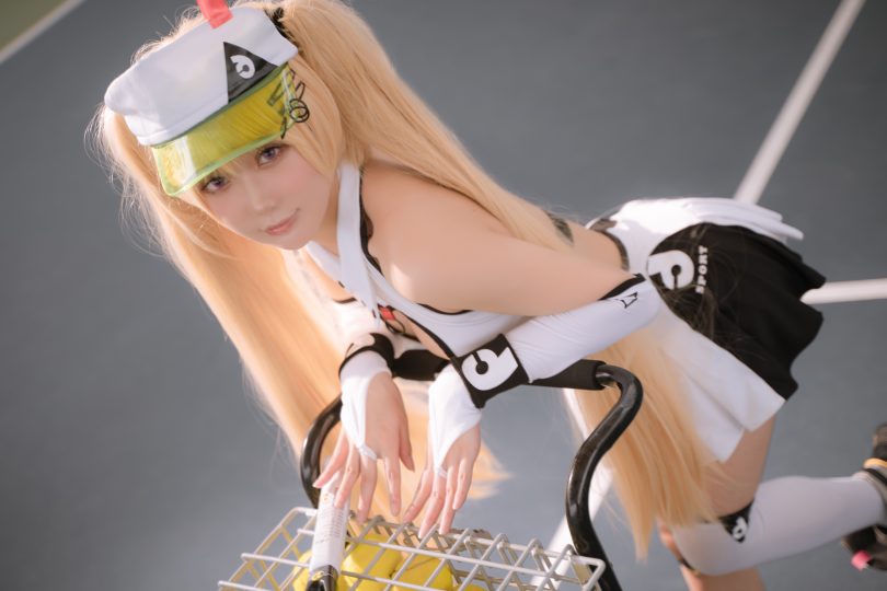阿包也是兔娘cos作品 | 阿包也是兔娘_碧蓝航线·贝奇网球服cos [21P-183M]