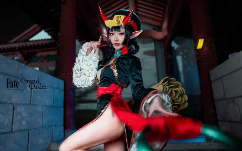 阿包也是兔娘cos图集 |  阿包也是兔娘_FGO·酒吞童子cos [9P-137MB](阿包也是兔娘七夕礼盒)插图