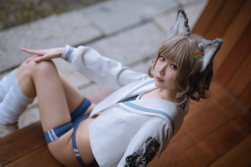 阿包也是兔娘cosplay | 阿包也是兔娘_X型体操服cos图包 [21P-183M](阿包也是兔娘七夕礼盒)插图