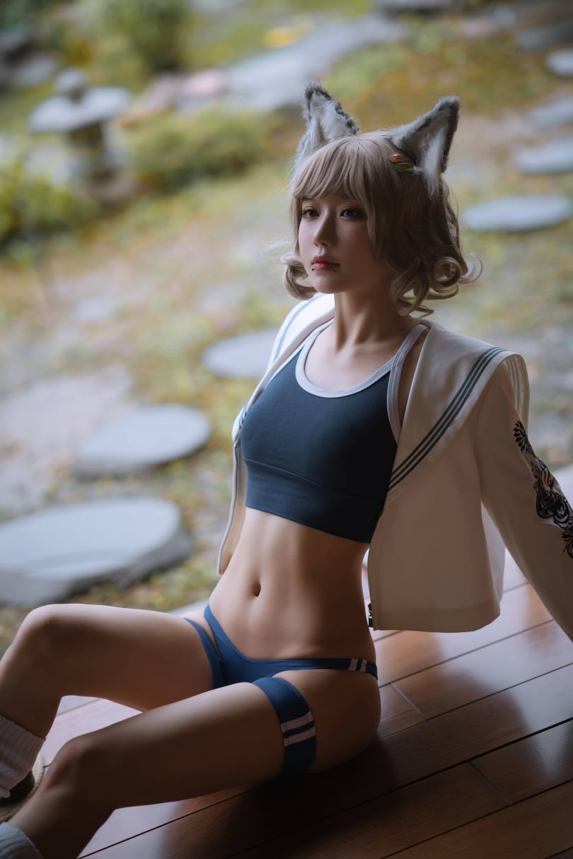 阿包也是兔娘cosplay | 阿包也是兔娘_X型体操服cos图包 [21P-183M]