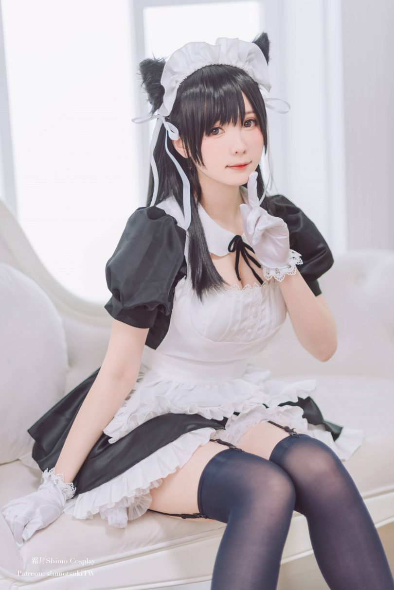 霜月shimo cos图集 | 霜月shimo_碧蓝航线·爱宕女仆cos [16P2V-174MB](霜月是谁)插图