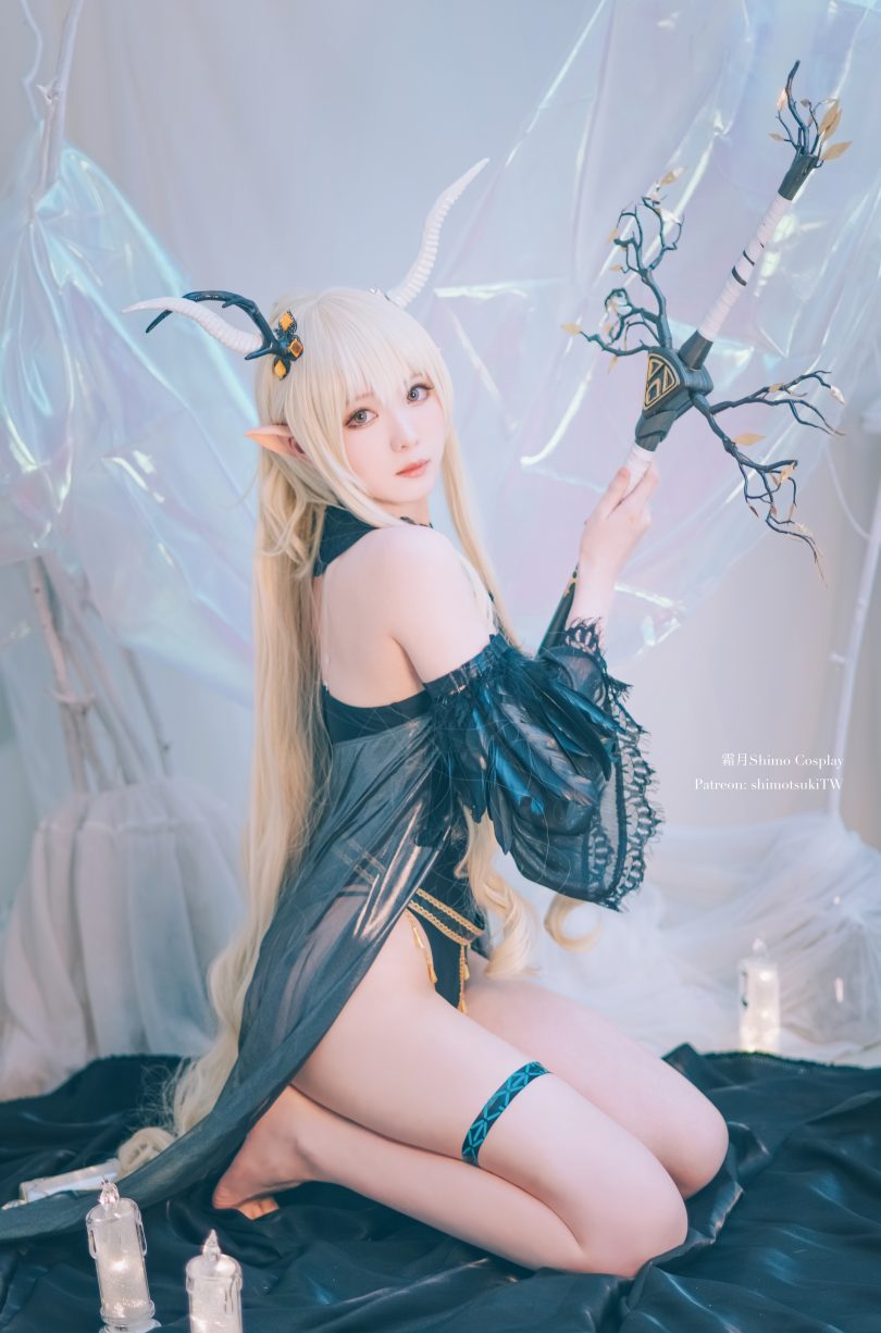 霜月shimo cos作品 | 霜月shimo_明日方舟·闪灵cos [17P-263MB]