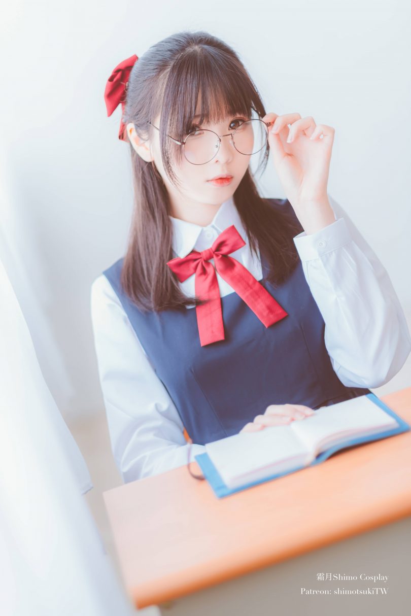 霜月shimo cos图包 | 霜月shimo_女高中生·JK cosplay [17P-204MB](霜月秒懂百科)插图
