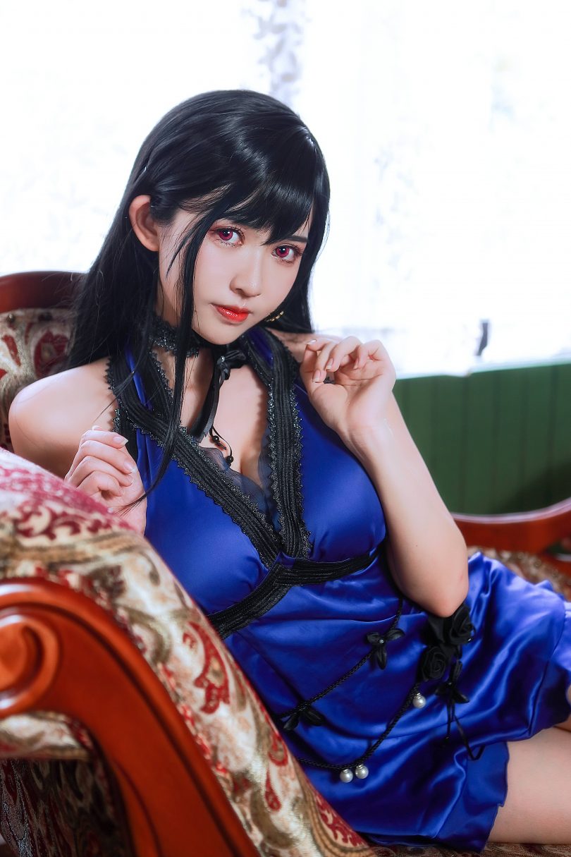 鳗鱼霏儿_cosplay | 鳗鱼霏儿_最终幻想VII·蒂法礼服cos [21P-446MB]