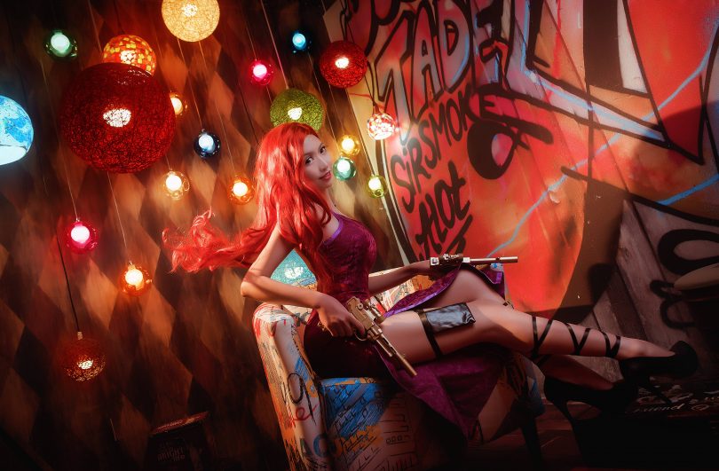 鳗鱼霏儿_cos作品 | 鳗鱼霏儿_英雄联盟·厄运小姐cos [11P-155MB]