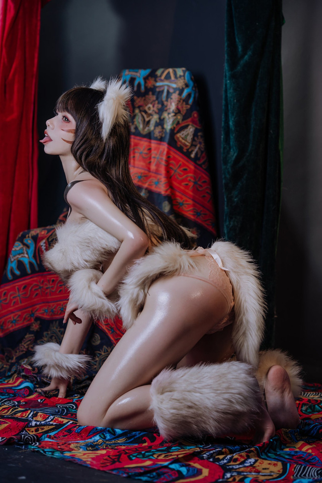 coser@七月喵子化身可爱的“熊孩子”，美丽迷人插图3