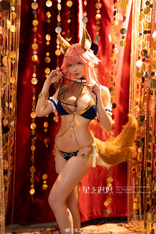 coser@星之迟迟在《Fate/Grand Order》化身“九尾狐”玉藻前(星之迟迟怎么了)插图3