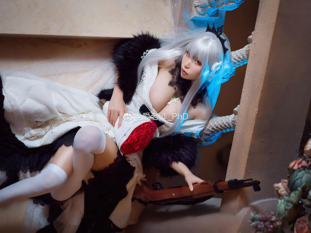 coser@爱老师_PhD在《少女前线》化身美少女K98插图2