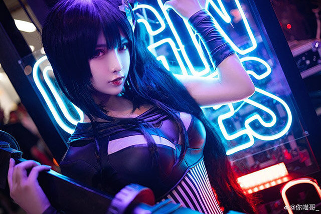 coser@你喵哥_在《少女前线》化身建筑师SPzH3000，性感美丽(喵你是什么意思)插图