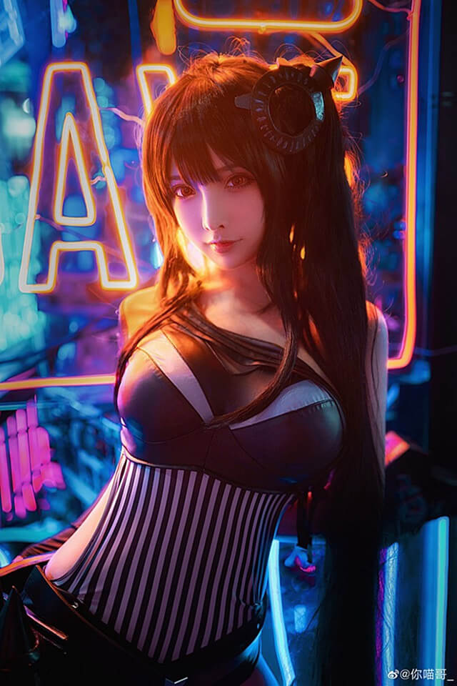 coser@你喵哥_在《少女前线》化身建筑师SPzH3000，性感美丽(喵你是什么意思)插图5