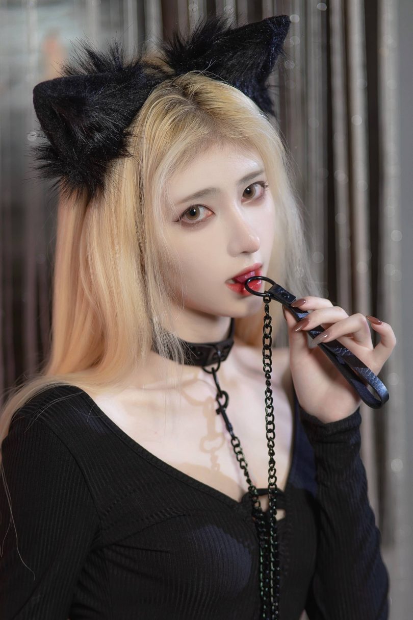 南桃Momoko_ 黑猫咪cos图包 [22P-64MB] | 南桃Momoko cosplay插图