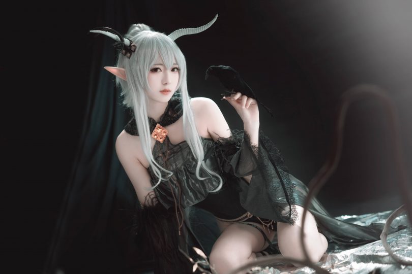 弥音音ww_cos图集 | 弥音音_明日方舟·闪灵cos [16P-166MB](弥音什么意思)插图