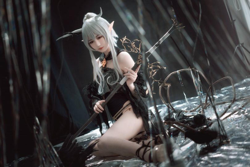 弥音音ww_cos图集 | 弥音音_明日方舟·闪灵cos [16P-166MB]