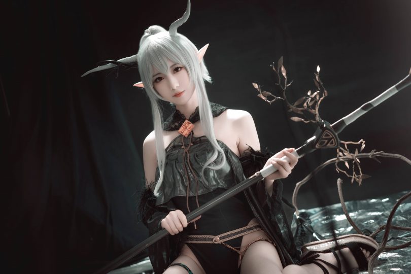 弥音音ww_cos图集 | 弥音音_明日方舟·闪灵cos [16P-166MB]