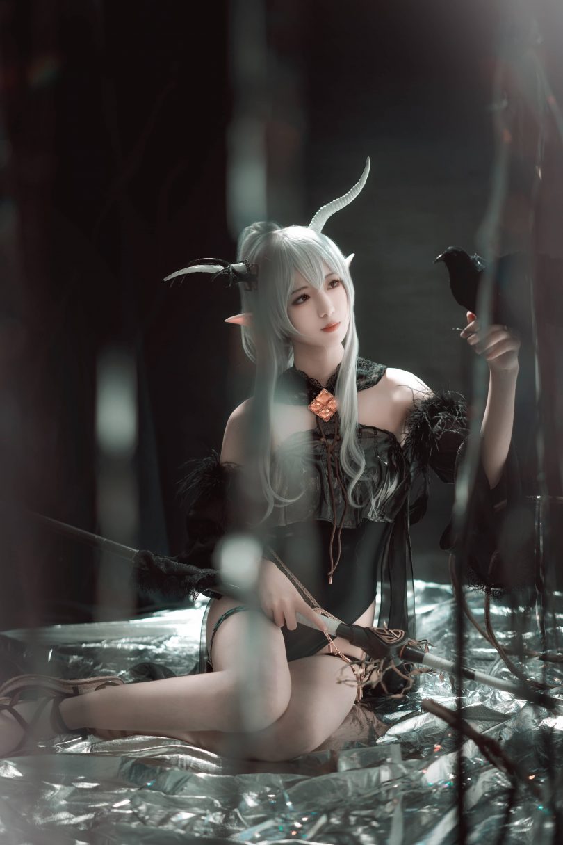 弥音音ww_cos图集 | 弥音音_明日方舟·闪灵cos [16P-166MB]