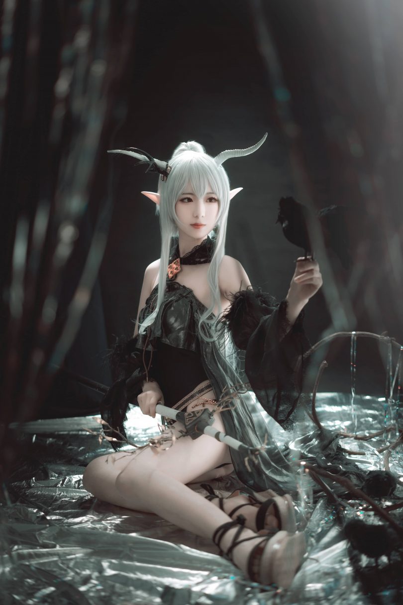 弥音音ww_cos图集 | 弥音音_明日方舟·闪灵cos [16P-166MB]