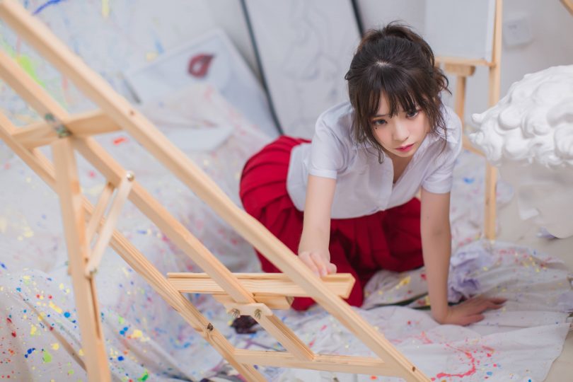 疯猫ss cos作品 | 疯猫ss_画室jk cosplay [23P-172MB]插图