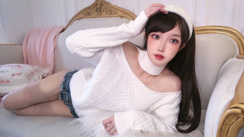 阿包也是兔娘_纯欲女友cos图包 [34P-93MB] | 阿包也是兔娘cos图集(阿包也是兔娘七夕礼盒)插图