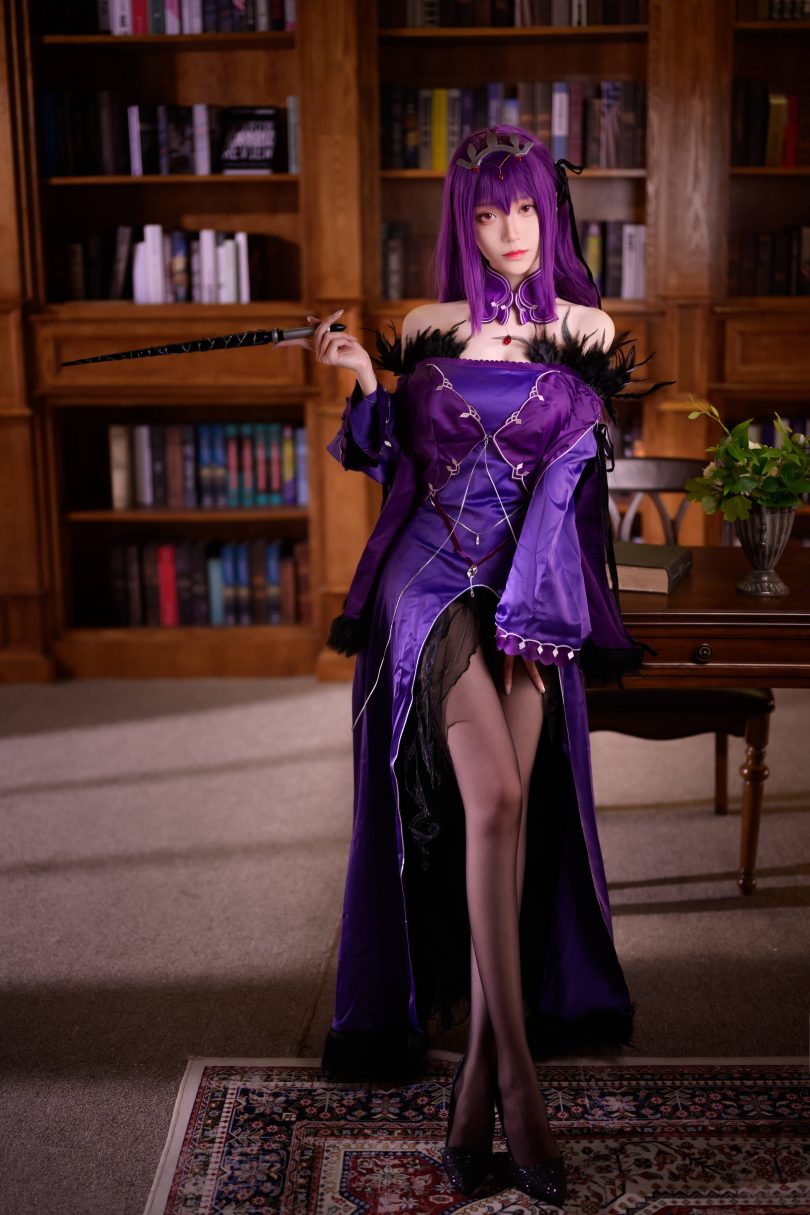 青青子JS cos斯卡哈（Ⅰ）| 青青子JS_FGO·斯卡哈cos作品 [48P-380M]