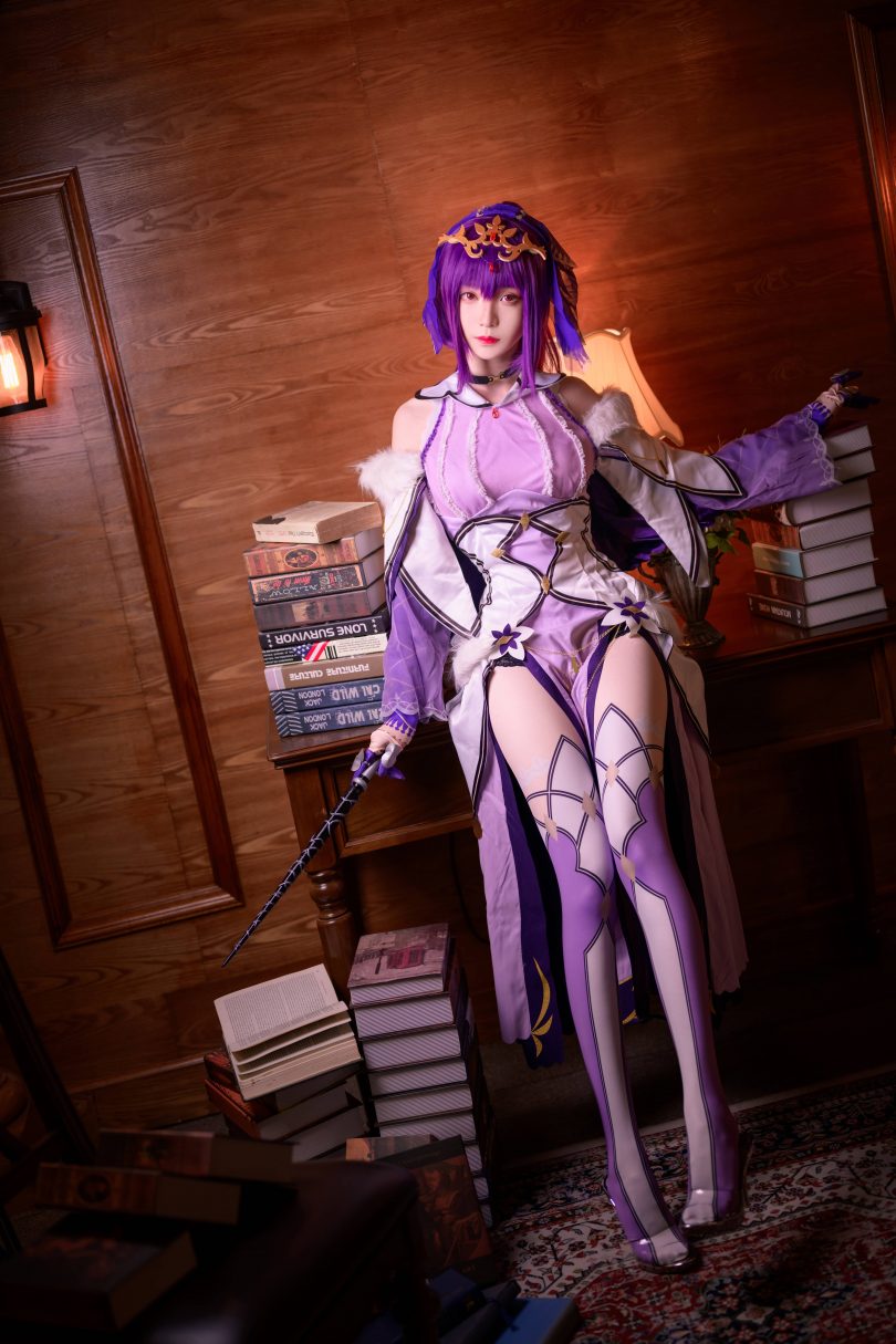 青青子JS cos斯卡哈（Ⅰ）| 青青子JS_FGO·斯卡哈cos作品 [48P-380M]