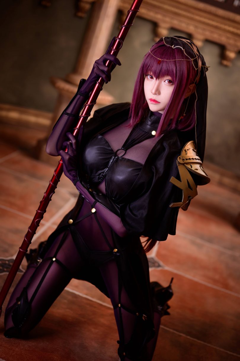 青青子JS cos斯卡哈（Ⅰ）| 青青子JS_FGO·斯卡哈cos作品 [48P-380M]